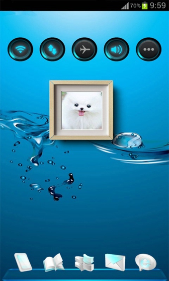 3D蓝桌面(手机桌面软件) v3.0.1 安卓版1