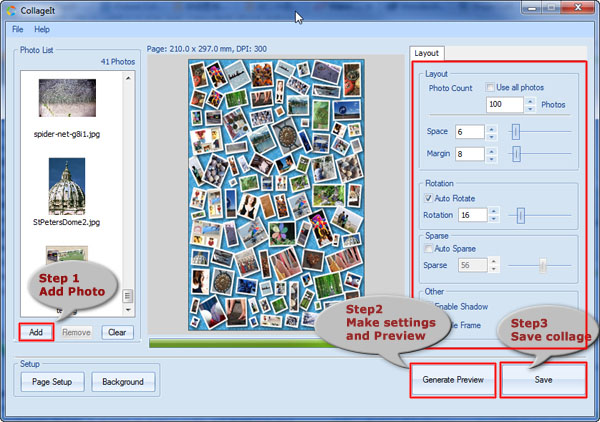 照片拼贴工具(CollageIt) v1.9.4 免费英文版0