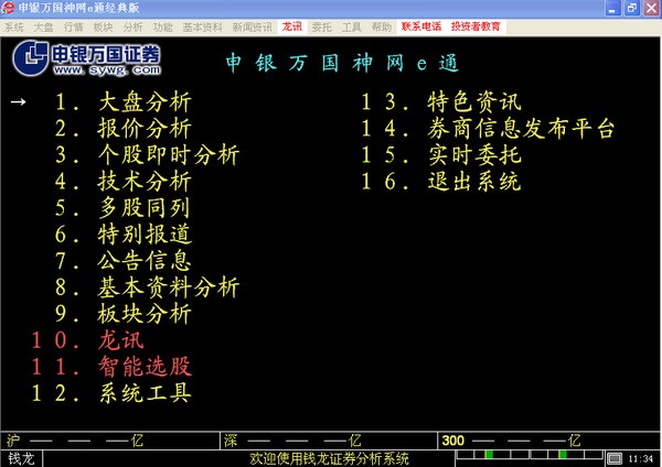 申银万国神网e通金典版 v5.8 B931 官方经典版0
