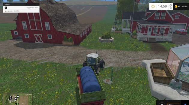 模拟农场15水果专用运输车MOD v1.0 绿色版1