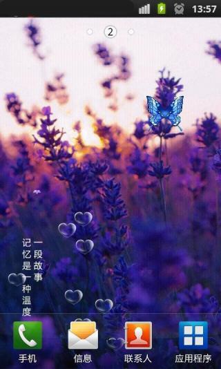 薰衣草等爱情锁屏动态壁纸 v9.0 安卓版2