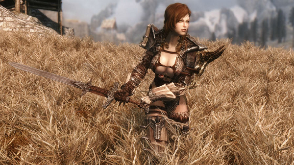 上古卷轴5风暴英雄美女战士随从桑亚 绿色版0