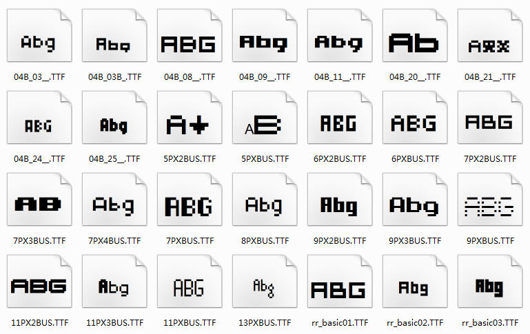 LOGO设计常用字体大全 做设计必不可少的字体0