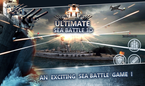 海战战舰3d汉化版(Ultimate Sea Battle 3D) v1.5.0 安卓版2