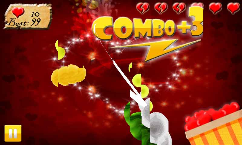 水果忍者情人节版(Fruit Ninja Kaka Valentine) v1.0.0 安卓版0