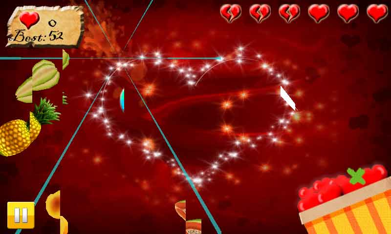 水果忍者情人节版(Fruit Ninja Kaka Valentine) v1.0.0 安卓版1