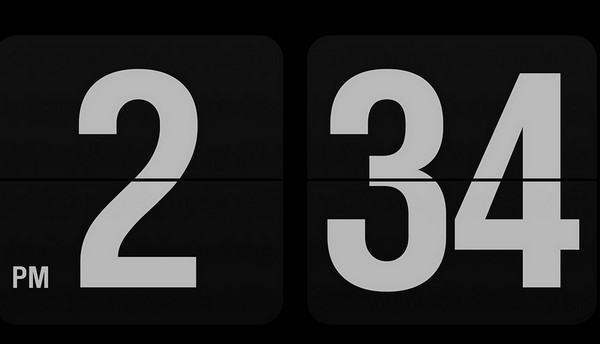Fliqlo for mac V1.5.2 免费版_翻页式时间屏保1