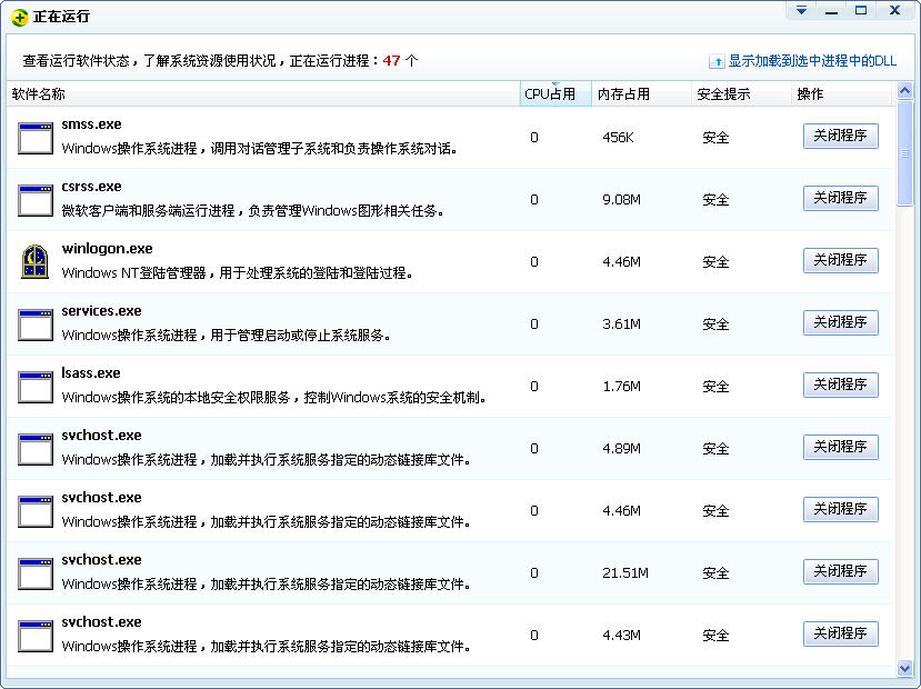 360进程查看器独立版 V8.20 绿色版0