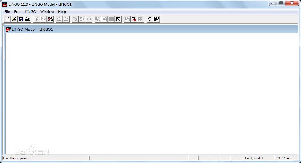 lingo(非线性规划求解模型) v11 官方版0