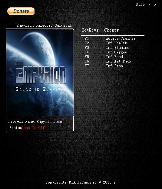 帝国霸业银河生存六项修改器 v3.0 免费版0