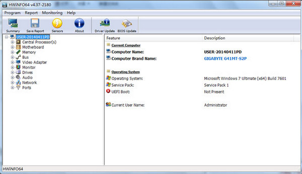 hwinfo64汉化版(电脑硬件检测工具) v7.65.5266 绿色免安装版0
