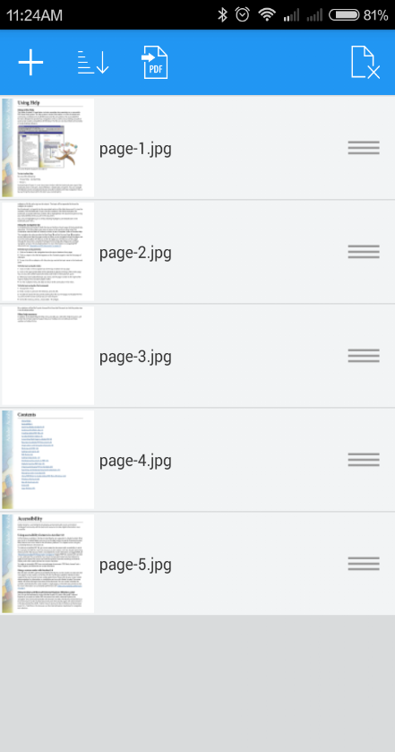 图片转PDF手机软件 v1.5 安卓版3