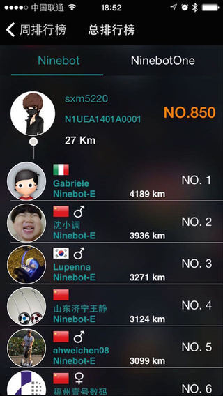 Ninebot(小米平衡车APP) v2.1.9 安卓版2