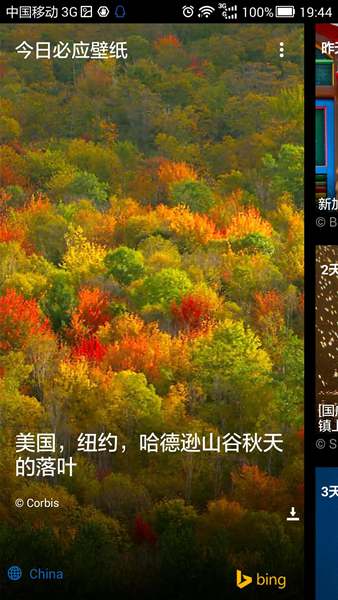 今日必应壁纸 v1.4.0 安卓版3