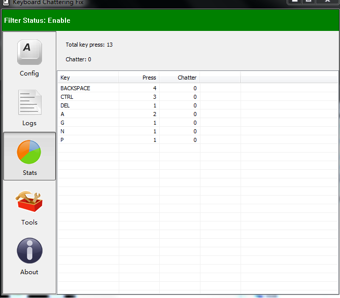 键盘修复工具 Keyboard Chattering Fix v0.0.1 官方最新版1