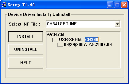 ch340驱动程序 ch340驱动
