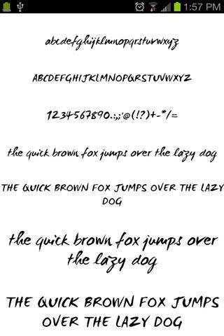 铅笔字体包(Pencil Fonts) v3.2.2 安卓版0