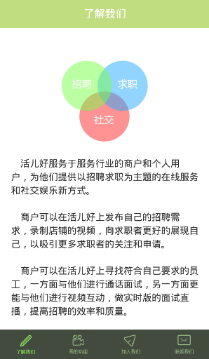 活儿好(视频招聘软件) v1.0 安卓版0