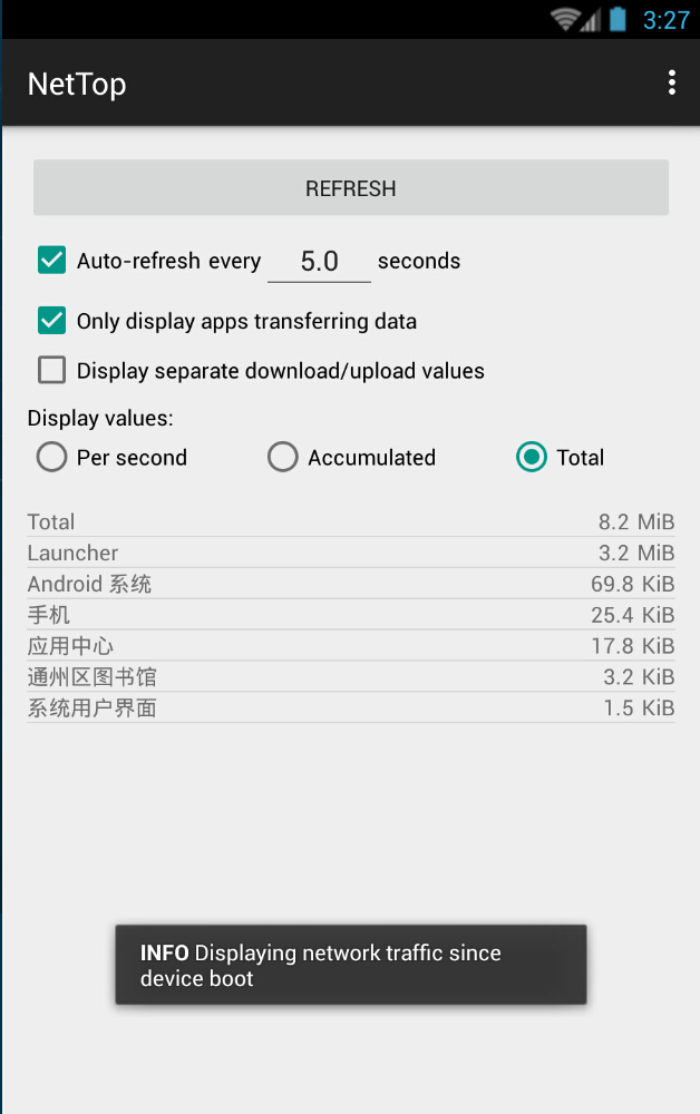 NetTop应用流量监测 v0.5.1 安卓版1