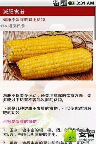 减肥食谱 V1.0 安卓版0