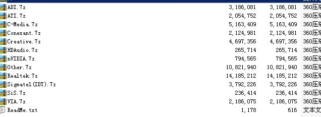 万能声卡驱动xp 官方版0