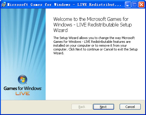 xliveredist.msi 微软官方最新版_解决xlive.dll缺失0