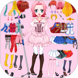 装扮粉彩女孩下载