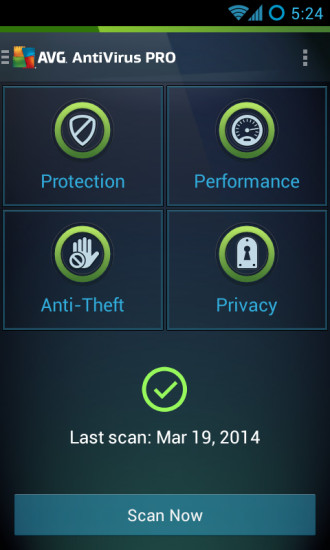 AVG手机杀毒(antivirus) v4.3 安卓版1