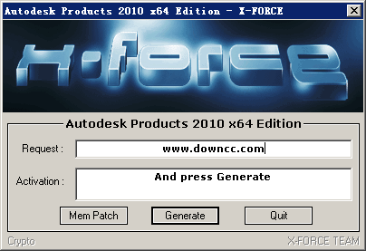autocad2010 64位注册机 cad2010 64位注册机