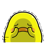 王小鸭QQ表情包_不敢看