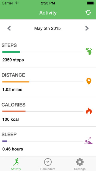 乐康手环安卓客户端(lefit) v1.0.2 安卓版_原动动手环2