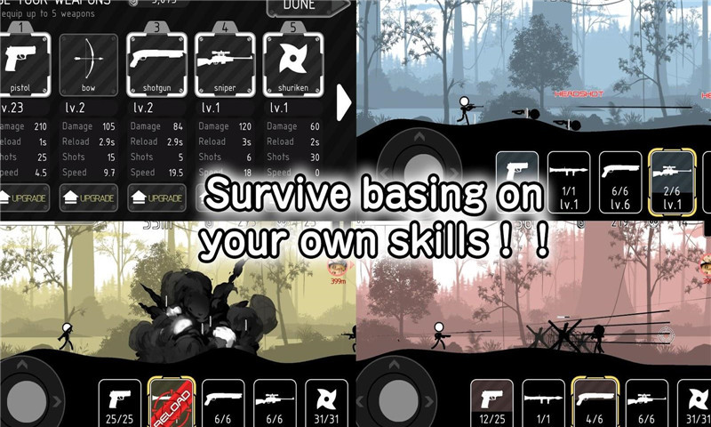 火柴人神枪手内购修改版 v4.0.1 安卓版2