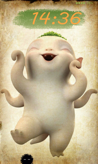 可爱胡巴捉妖记锁屏 v1.1 安卓版2