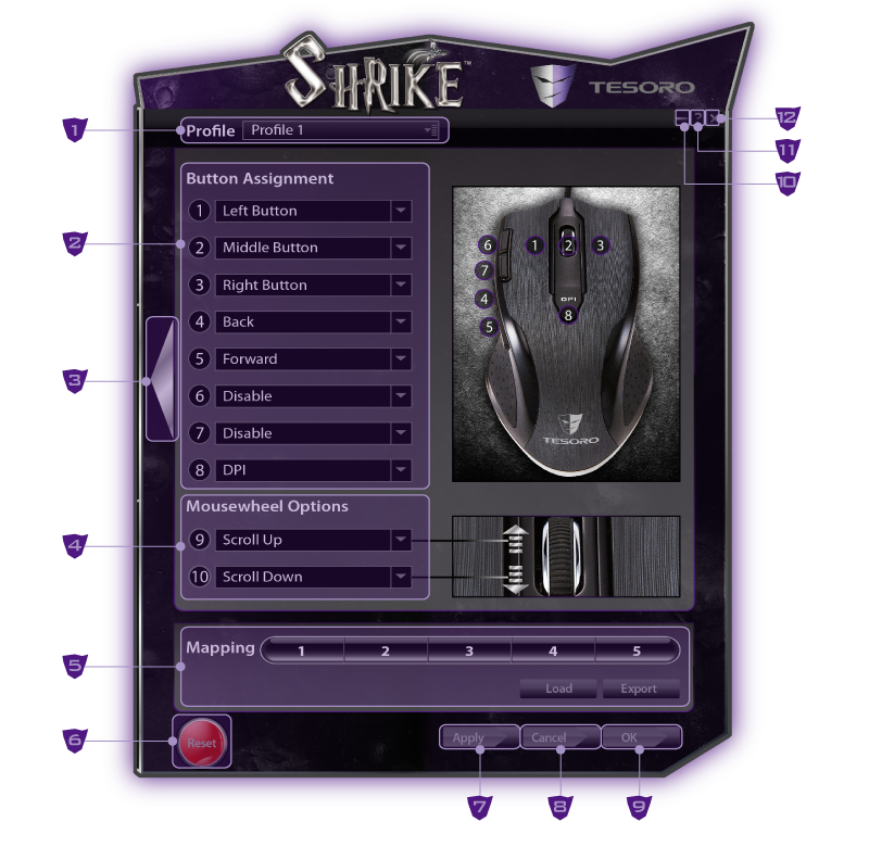 铁修罗修锐神镖H2L电竞激光鼠标驱动 v1.1 官方版1