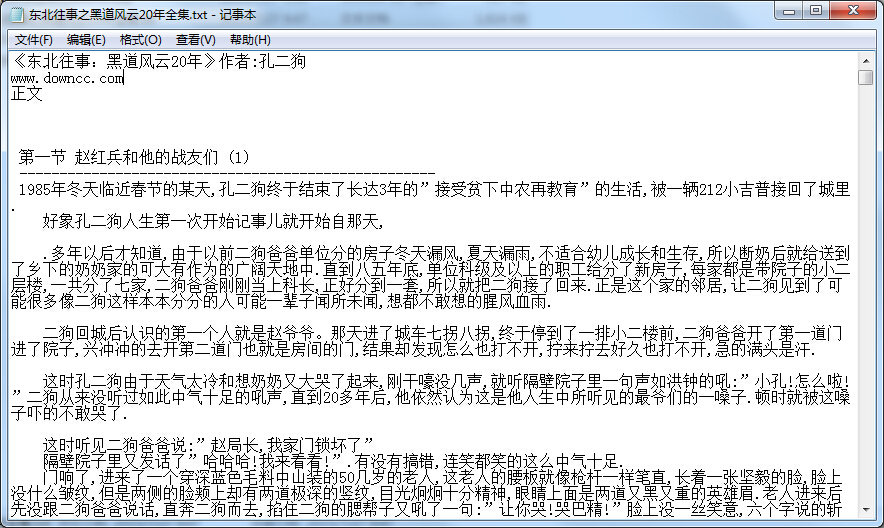 东北往事之黑道风云20年小说全集 txt版0