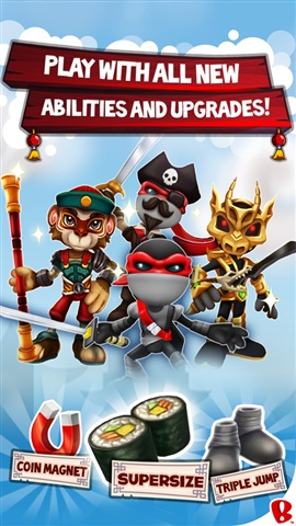 忍者跳跃屋顶狂奔 v1.1.0 安卓版0