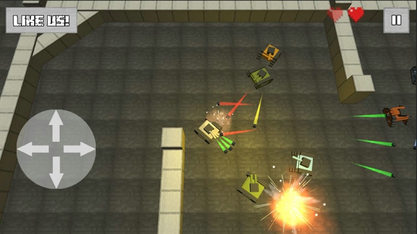 像素坦克内购修改版 v2.2.0 安卓无限金币版1