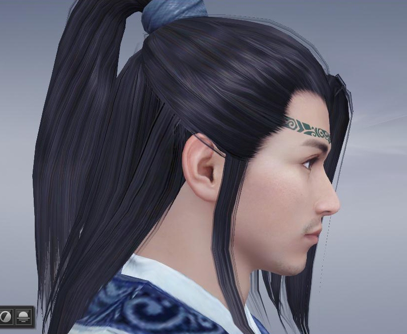 天涯明月刀ol雅痞小哥捏脸数据 1