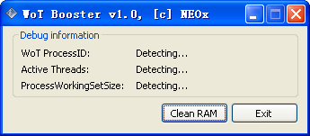 坦克世界内存优化工具(wot booster) v1.0 免费版0