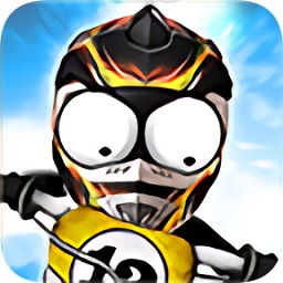火柴人下坡越野摩托车(Stickman Downhill - Motocross)