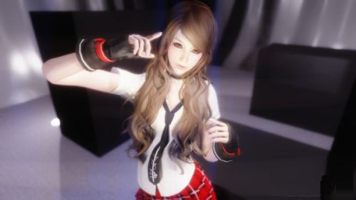 上古卷轴5:天际元气少女Christy独立随从MOD 绿色版1