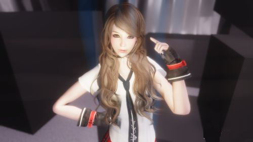 上古卷轴5:天际元气少女Christy独立随从MOD 绿色版2