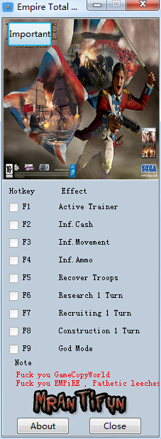 帝国全面战争修改器 +8 v1.5.0 绿色版0