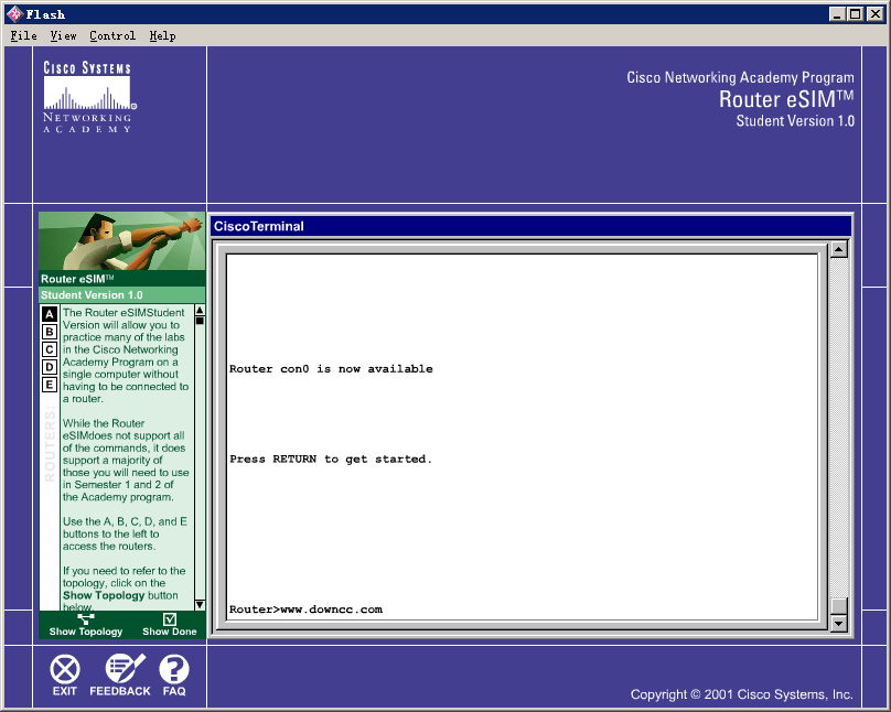 cisco网络学院的路由器模拟器 v6.2 汉化版0