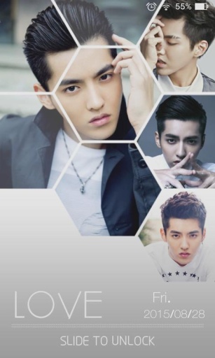 吴亦凡主题桌面锁屏 v1.0 安卓版2