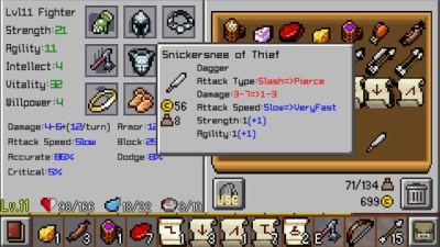 流氓传奇中文修改版(Rogue Saga) v1.0.4 安卓无限生命版2