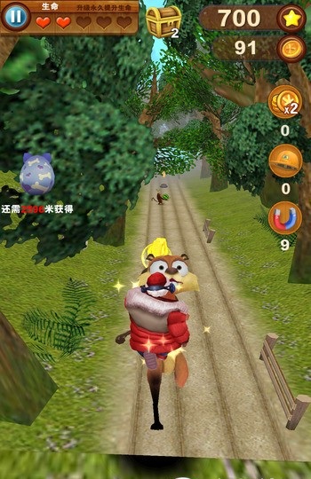 熊出没之熊大快跑圣诞修改版 v2.7.9 安卓无限金币钻石版2