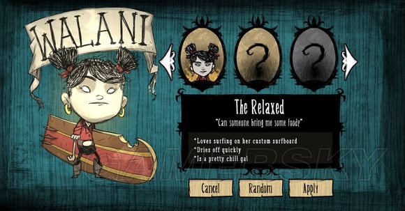 饥荒海难人物解锁全开mod 0