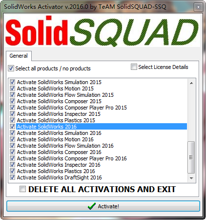 solidworks2016文件 solidworks2016注册机