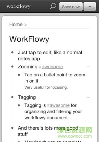 workflowyiPhone版 v1.6 ios越狱版3